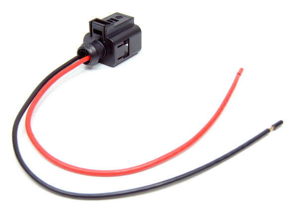 Роз'єм 1J0973702 2-контактний з проводом для датчика температури / детонації та інше