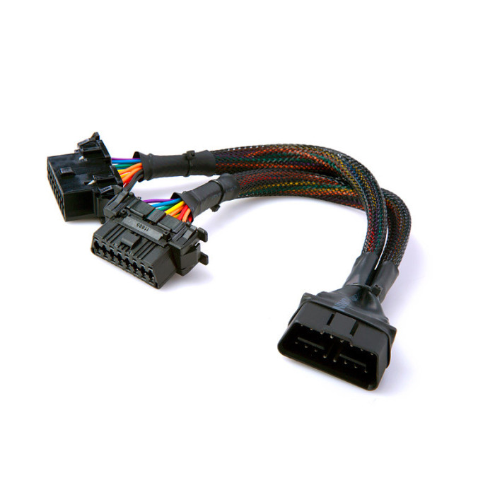 OBD2 розгалужувач з опліткою для захисту кабелю