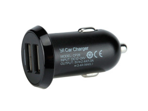 Автомобільний зарядний пристрій 2USB YI CP28 3.4A