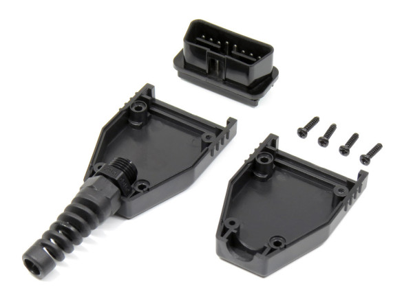 Роз'єм OBD2 "тато" розбірний 24V для вантажівок