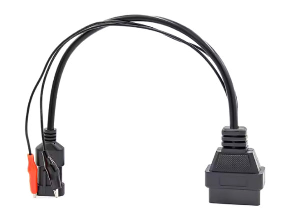 Адаптер 3-pin на OBD2 (16-pin) з живленням від АКБ для Fiat, Alfa Romeo, Lancia, Chery